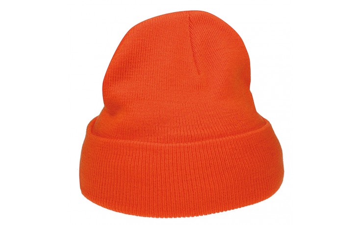 KNITTED HAT orange